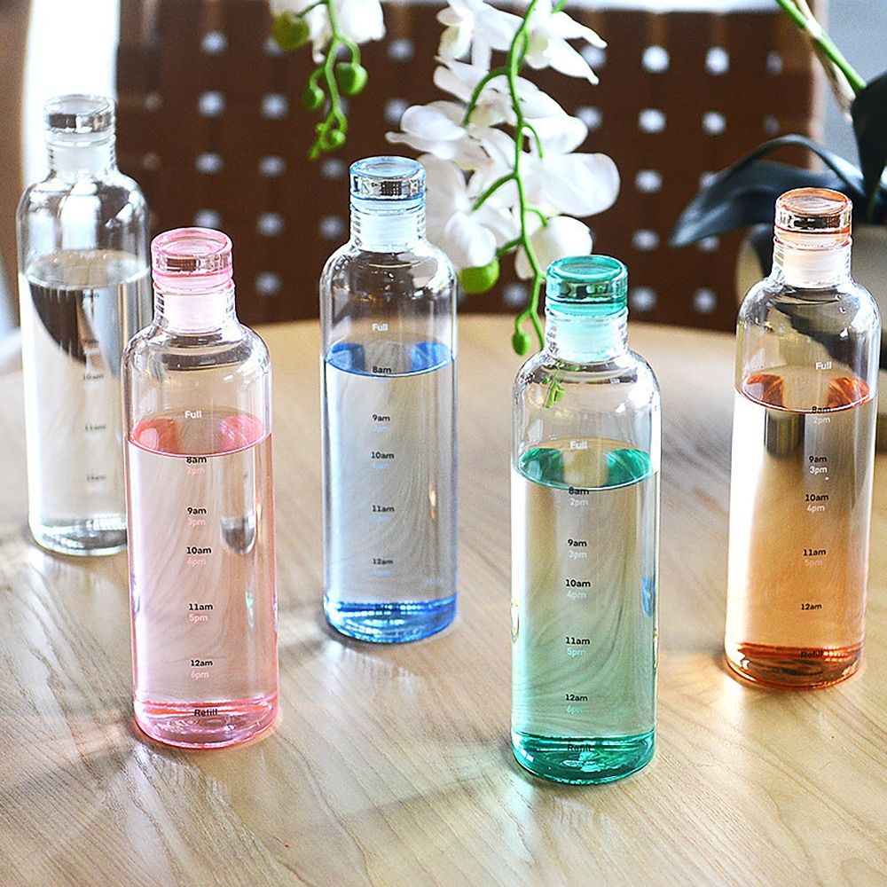 Coffee Tea Jars - 500/750ML Water Bottle INS Style Timescale