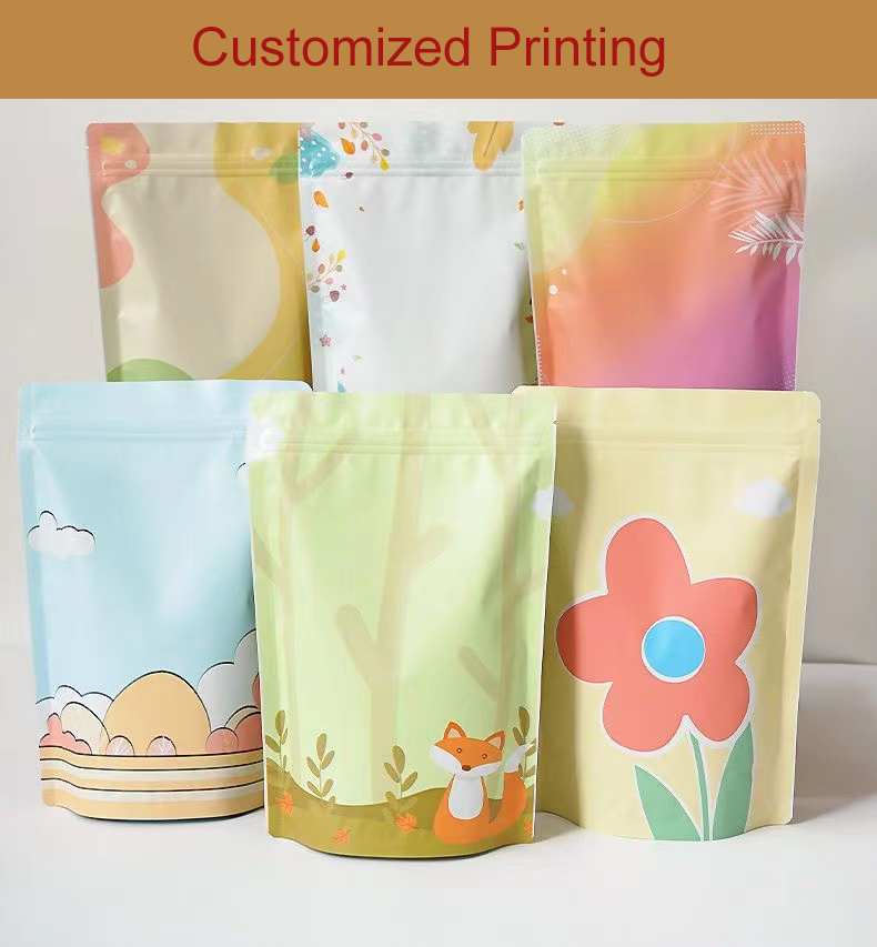 Coffee Tea In Chinese - Craft Paper Bag Customized Printing Logo