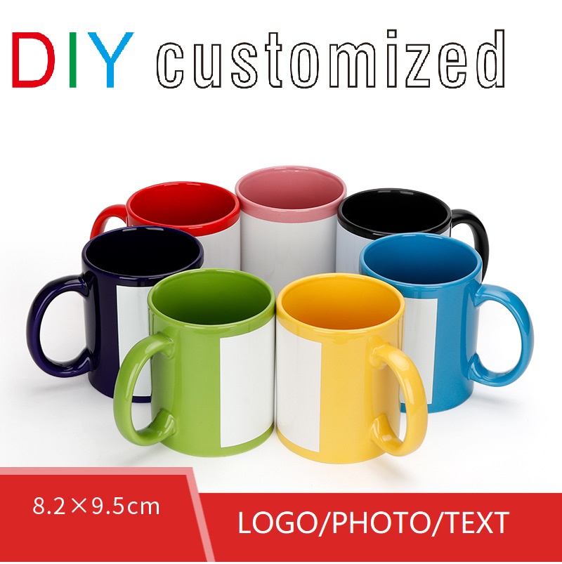 Coffee Tea Photos - Black Cup DIY LOGO Ceramic 350ML