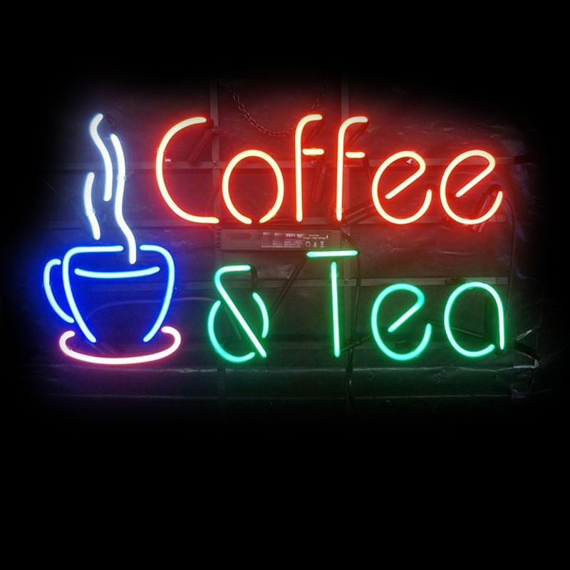 Coffee Tea Neon Sign - Neon Sign Coffee Tea Restaurant Beer