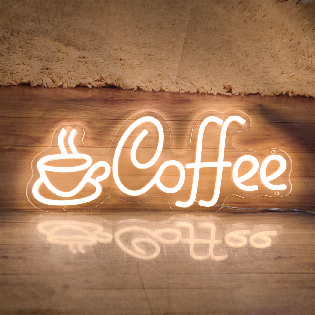 Coffee Tea Neon Sign - LED Coffee Neon Sign USB Powered