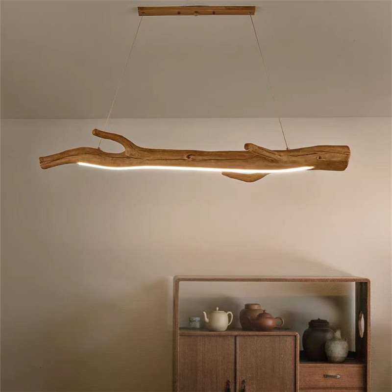 Coffee Tea House - Vintage tree Branch chandelier LED resin