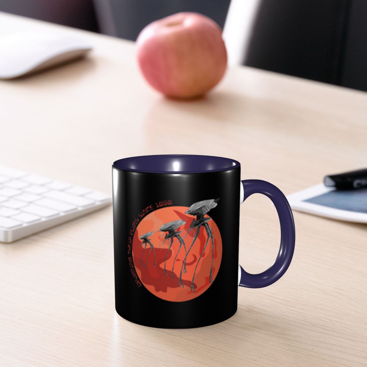 Coffee Tea Drawing - War Of The Worlds Drawing Their