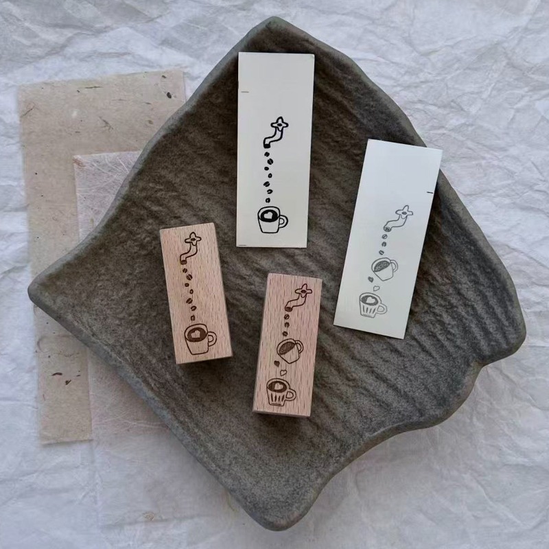 Coffee Tea Photos - Vintage Lovely Coffee Milky Tea Wooden