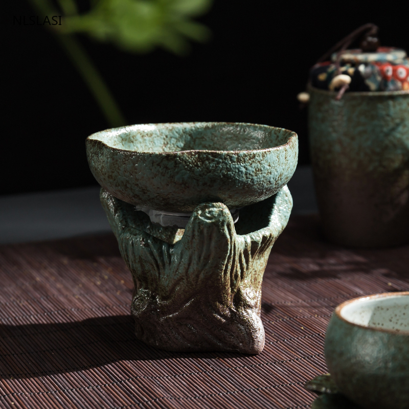 Coffee Tea In Chinese - Retro Gốm Lọc Trà Handmade Cha