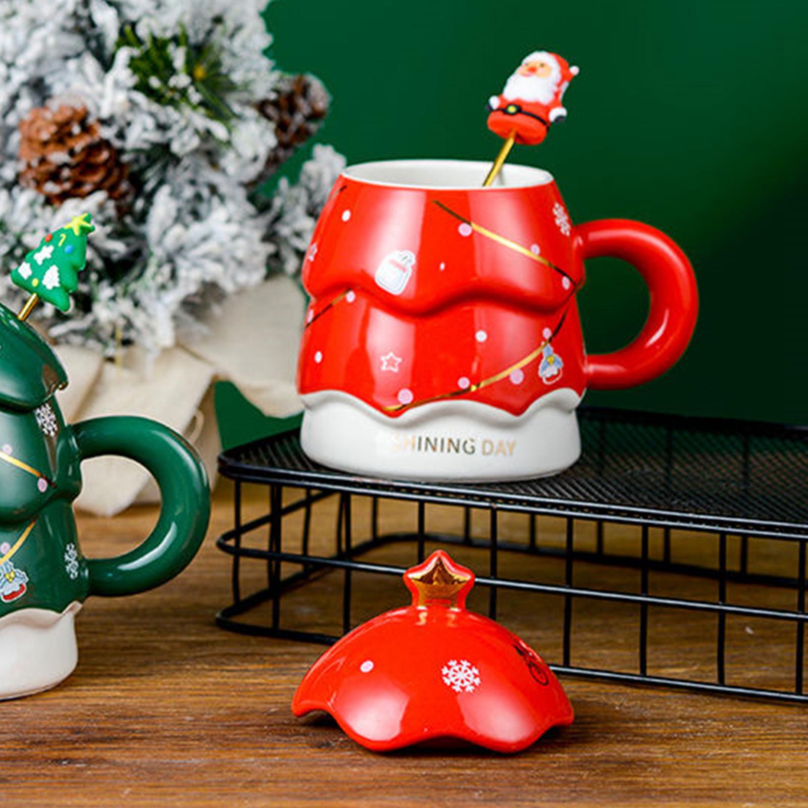 Morning Tea Coffee - Christmas Tree Ceramic Coffee Mug Tea