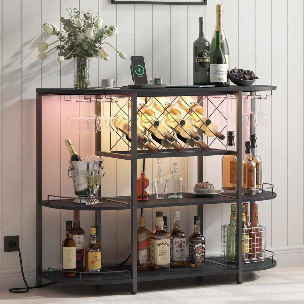 Black 3-Tier Coffee Table with - đánh giá và giá Coffee & Tea Collective
