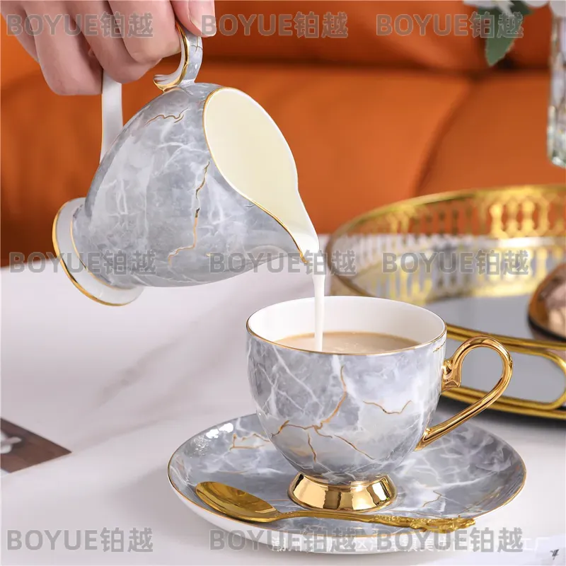 Luxury Bone China Coffee Cup a - đánh giá và giá Coffee Tea Gift Set