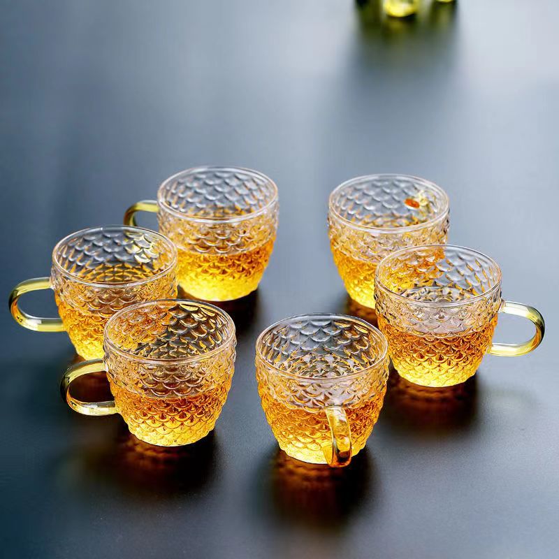 Bộ Ấm Chén Trà Thủy Tinh Nhỏ L - đánh giá và giá Tea Coffee Pot Set