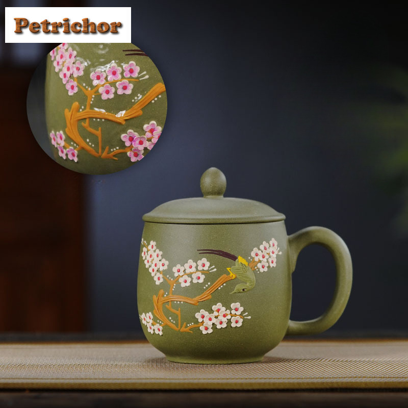 400ml Yixing Purple Clay Clay  - đánh giá và giá Coffee Tea Drawing