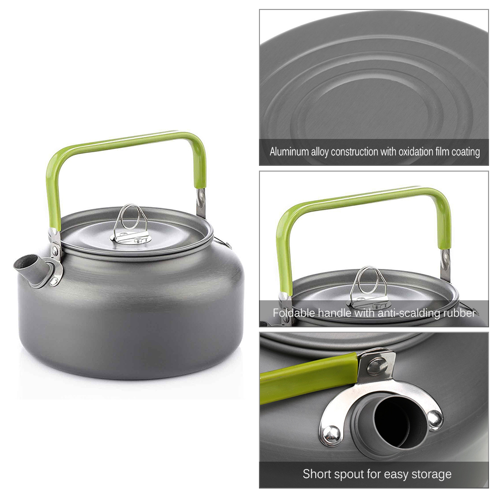 Portable Outdoor Water Kettle  - đánh giá và giá Tea Coffee Pot Set