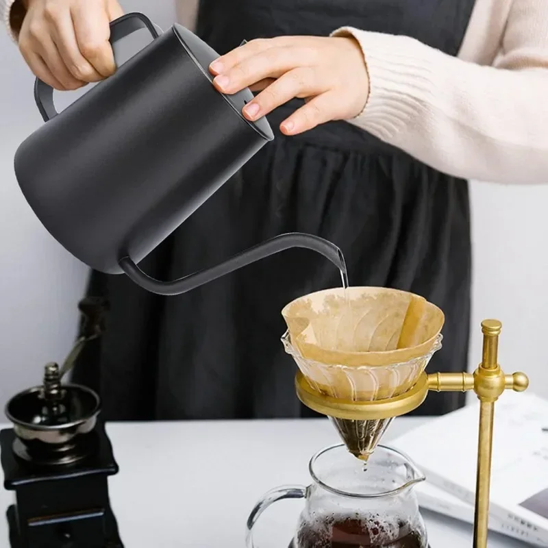 350/600ML Stainless Steel Drip - đánh giá và giá Tea And Coffee Kettle