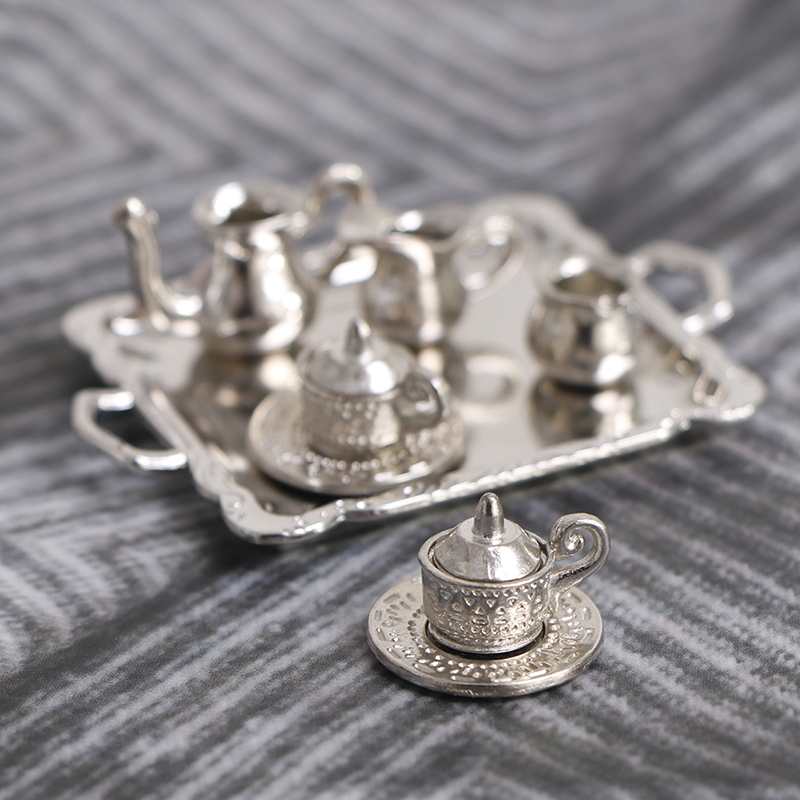 10pcs/Set 1/12 Dollhouse Minia - đánh giá và giá Coffee Tea Gift Set