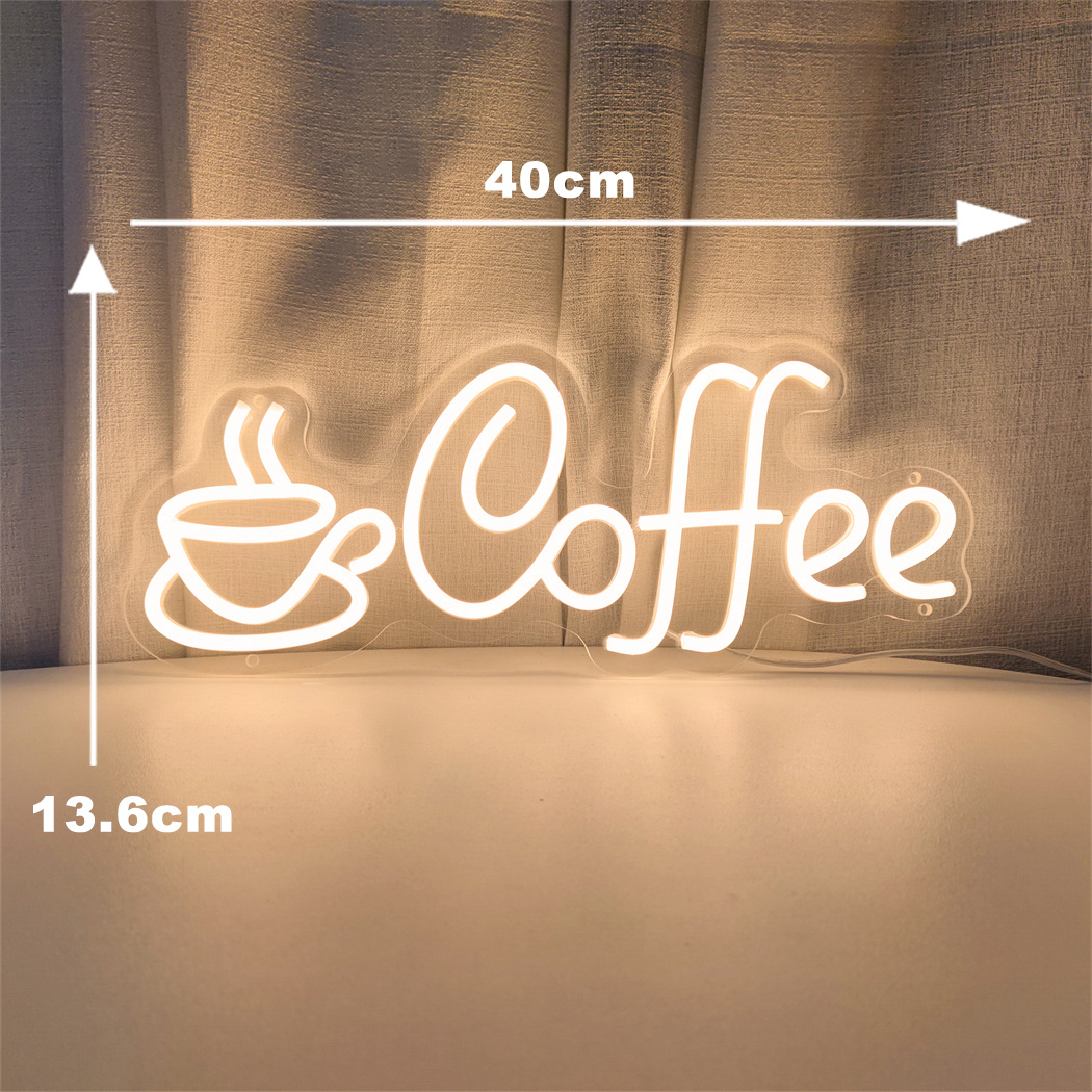 LED Coffee Neon Sign USB Power - đánh giá và giá Coffee Tea Neon Sign