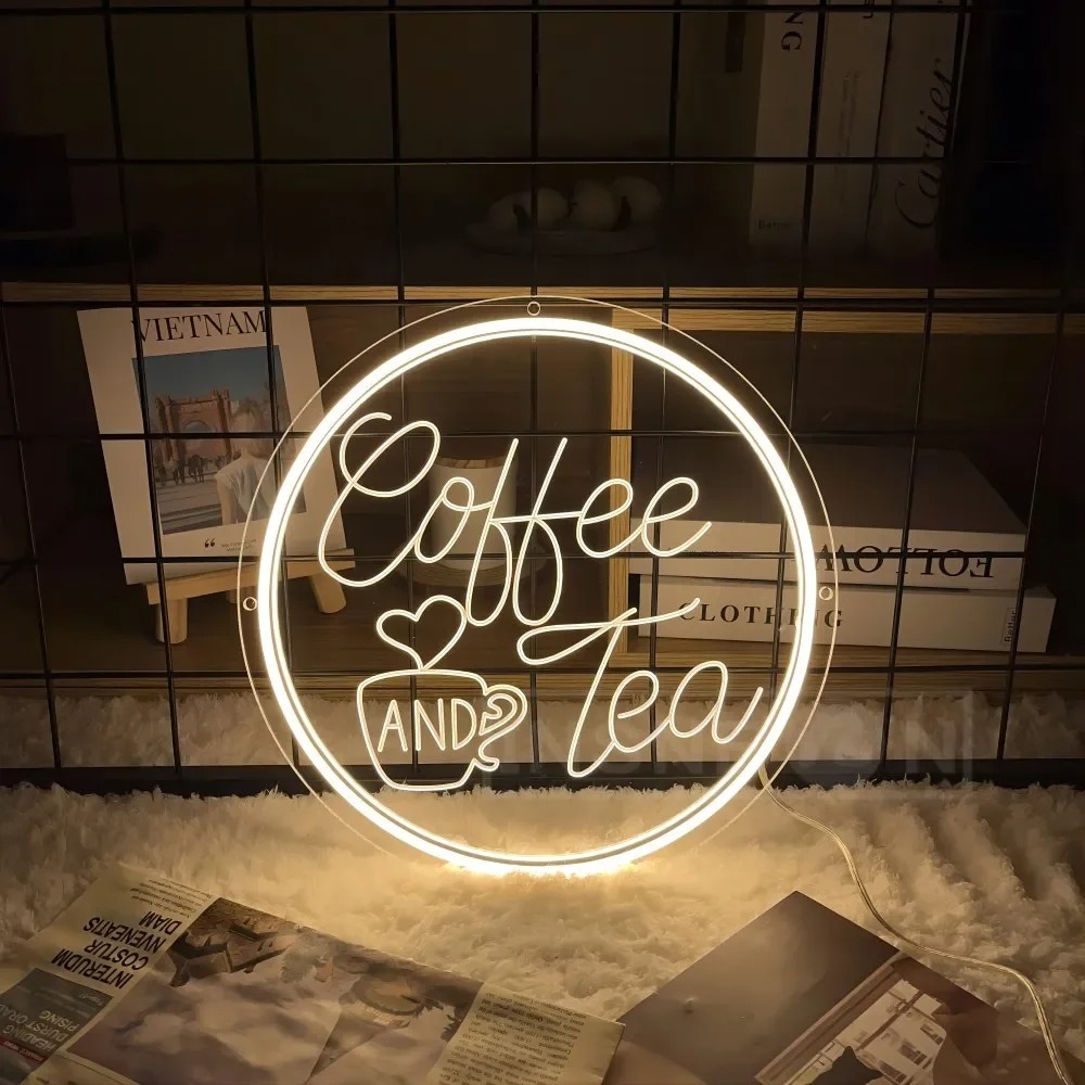 LED Coffee Neon Sign USB Power - đánh giá và giá Coffee Tea Neon Sign