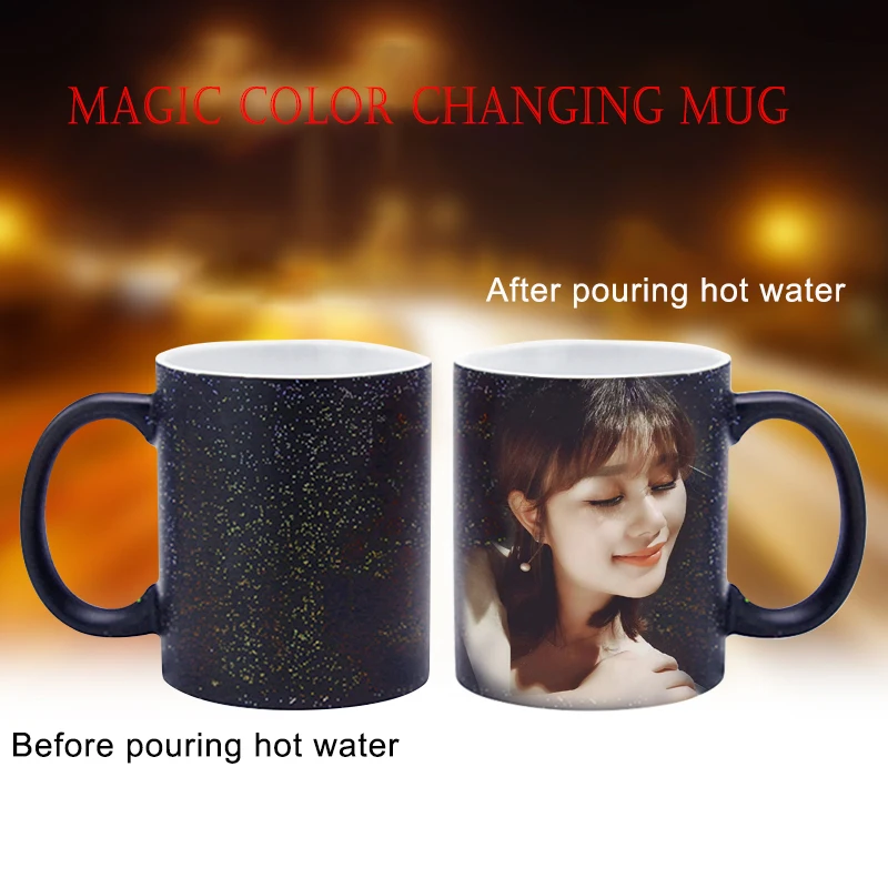 Black ceramic color-changing c - đánh giá và giá Coffee Tea Photos