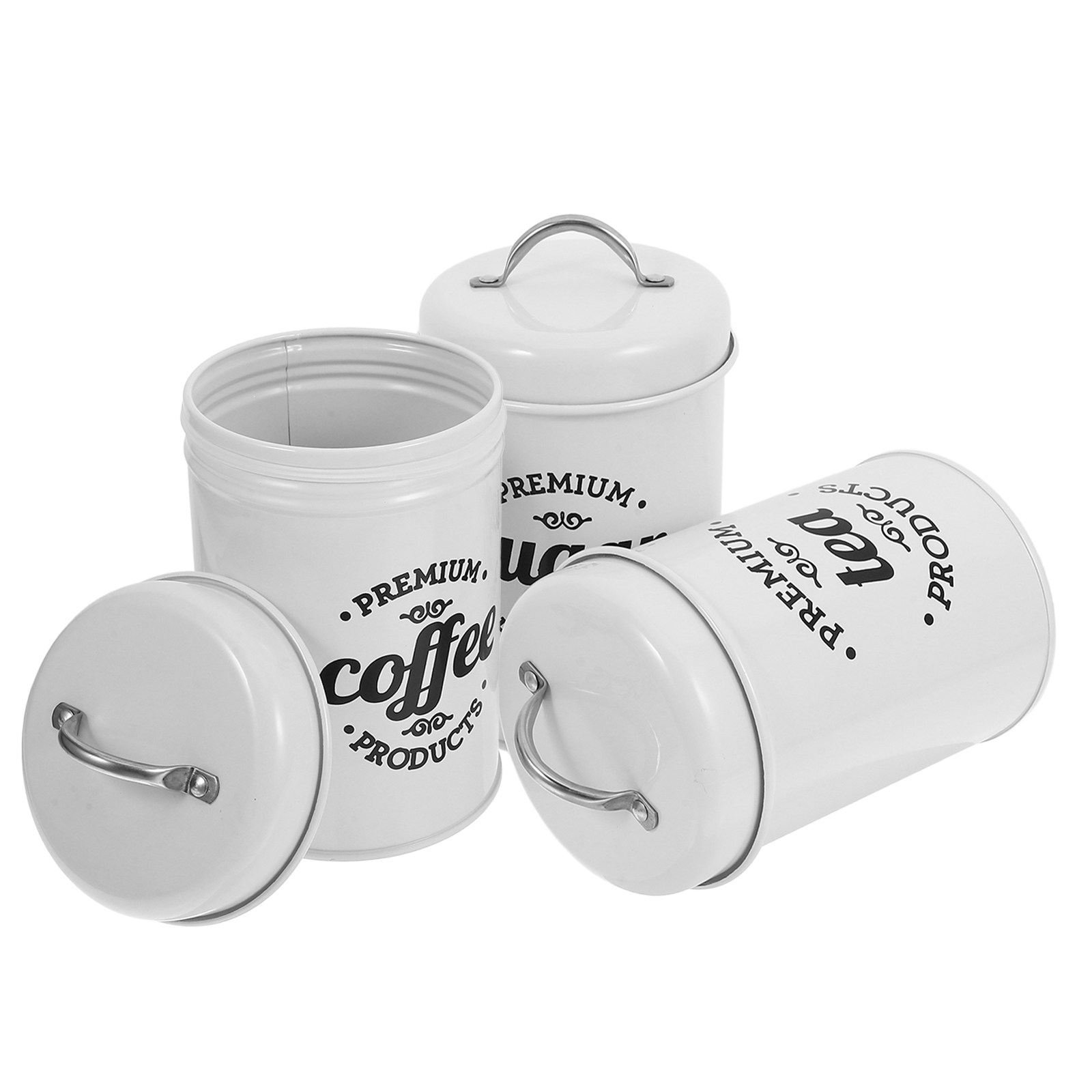 Airtight Metal Canister Set fo - đánh giá và giá Coffee Tea Jars