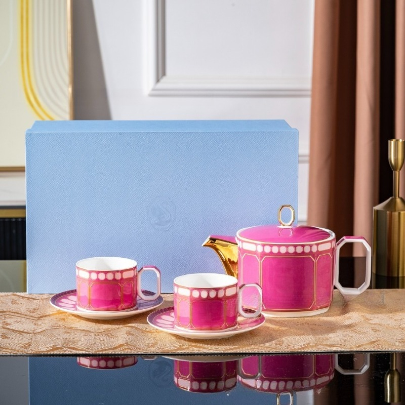 Swan Design Bone China Coffee  - đánh giá và giá Coffee Tea Gift Set