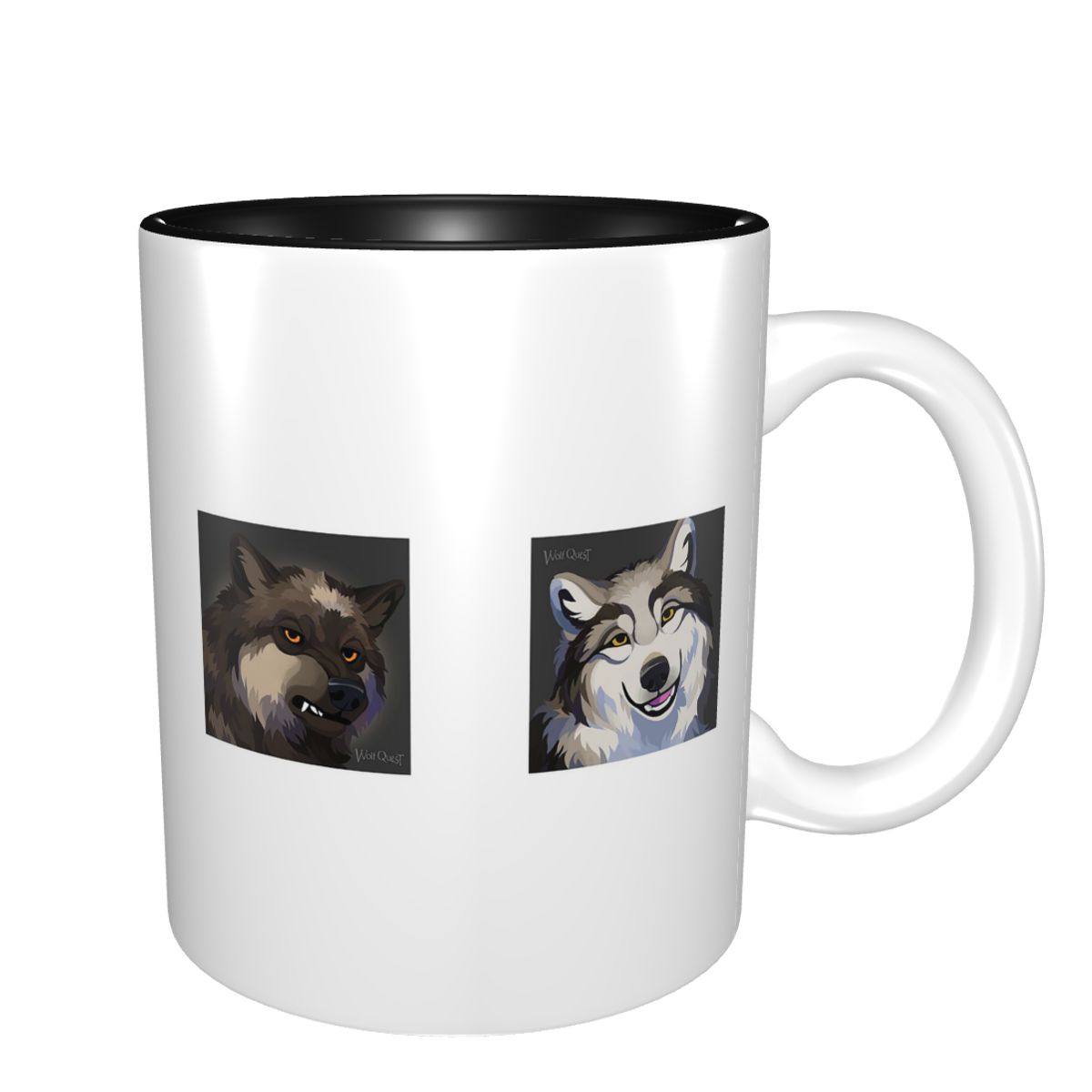 WolfQuest Morning Face Mug Fun - đánh giá và giá Morning Tea Coffee