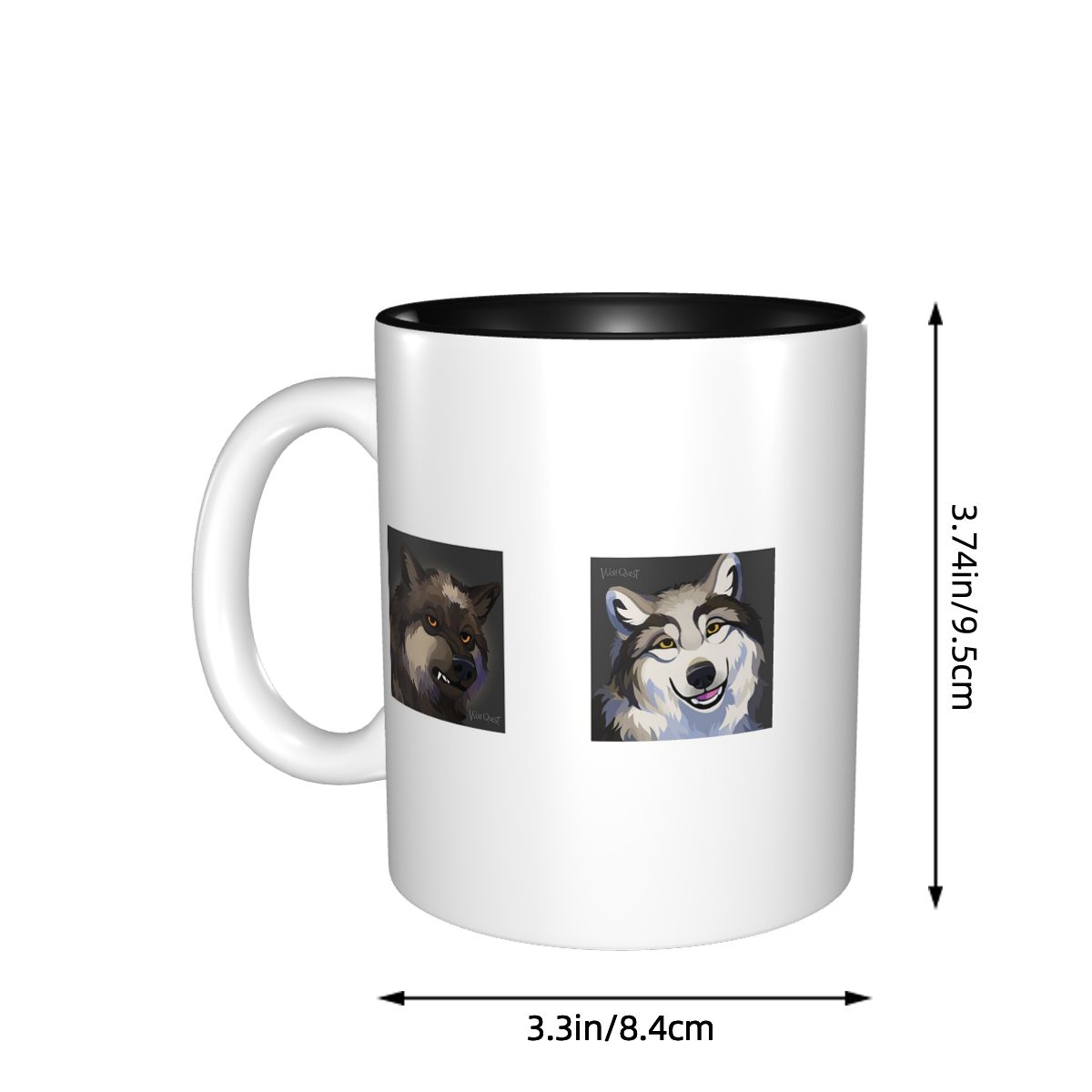 WolfQuest Morning Face Mug Fun - đánh giá và giá Morning Tea Coffee