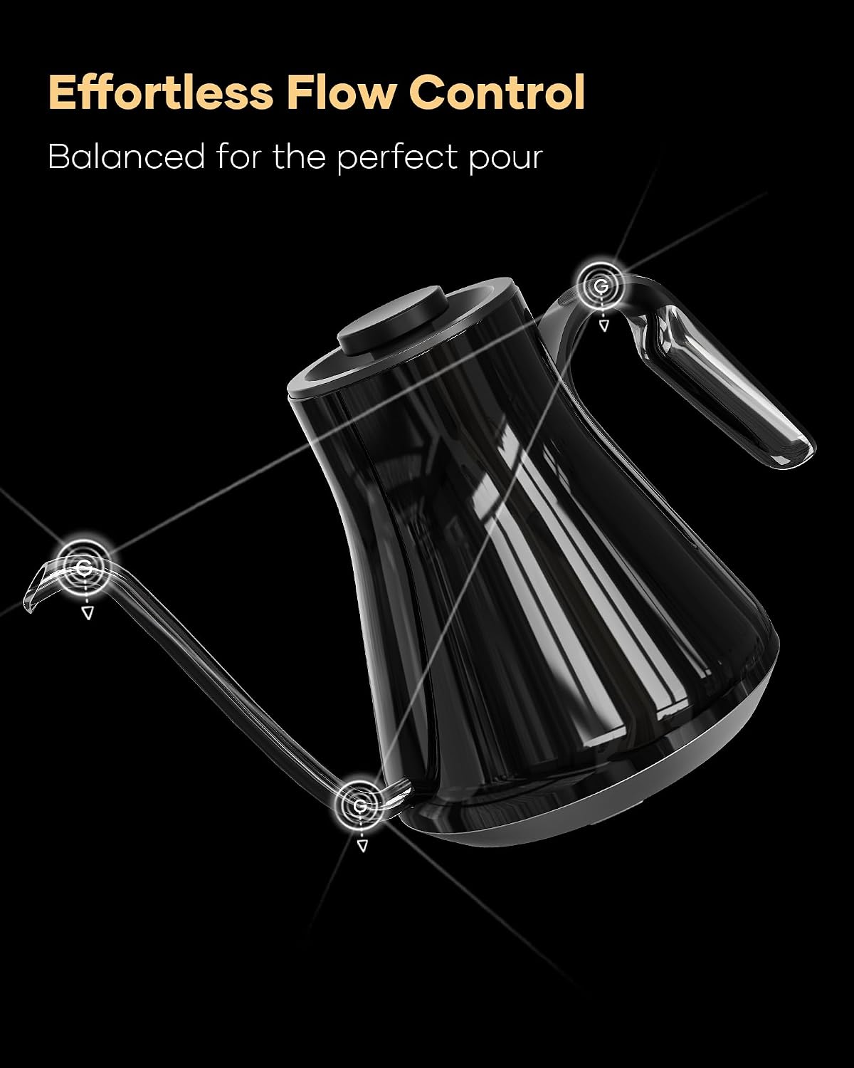 Gooseneck Electric Kettle, ±1° - đánh giá và giá Tea And Coffee Kettle