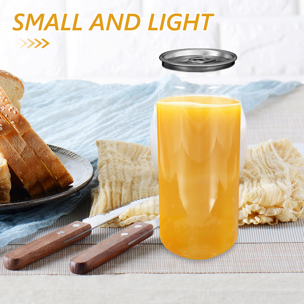 5pcs Clear Beverage Cans Empty - đánh giá và giá Coffee Tea Bottle