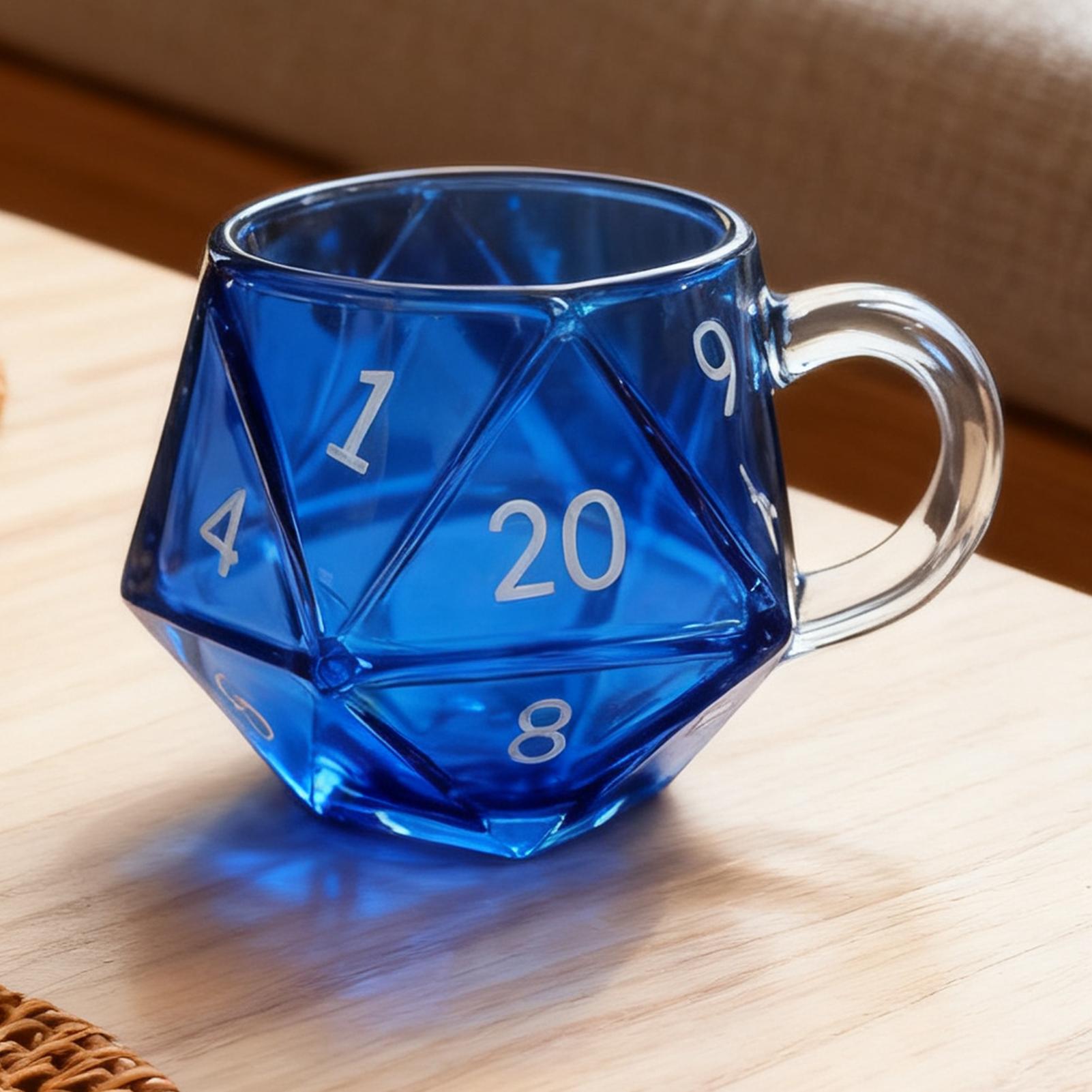 Tea Mug Polyhedral Dice Water  - đánh giá và giá Morning Tea Coffee