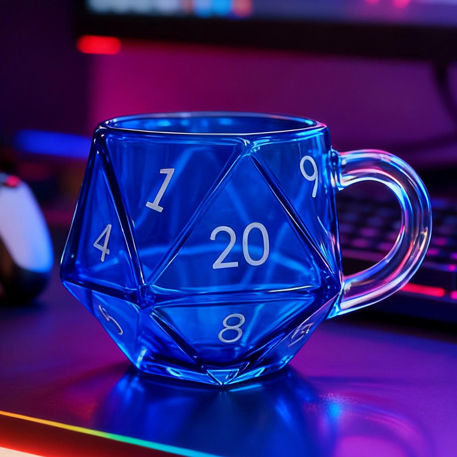 Tea Mug Polyhedral Dice Water  - đánh giá và giá Morning Tea Coffee