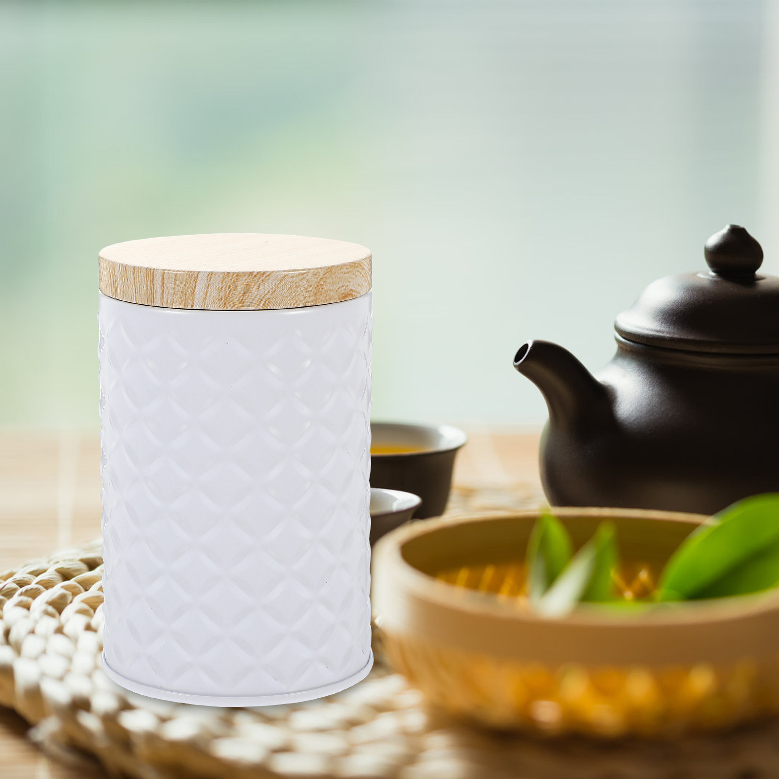 2Pcs Food Grade Tinplate Stora - đánh giá và giá Coffee Tea Jars