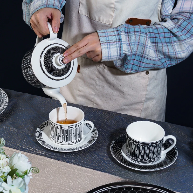 Simple European-Style Tea Set  - đánh giá và giá Coffee Tea Gift Set