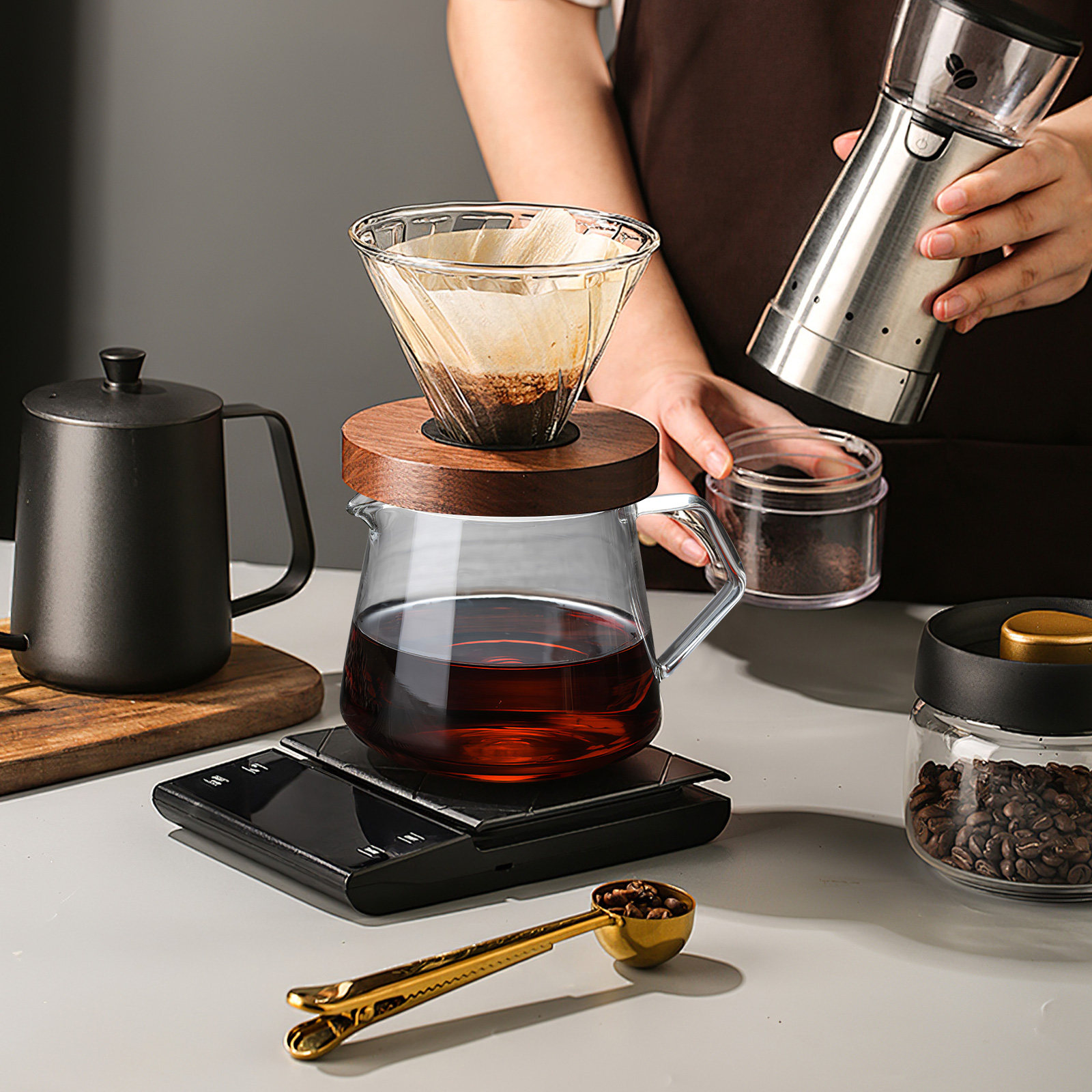 1Pcs 650Ml High Clarity Glass  - đánh giá và giá Tea And Coffee Kettle