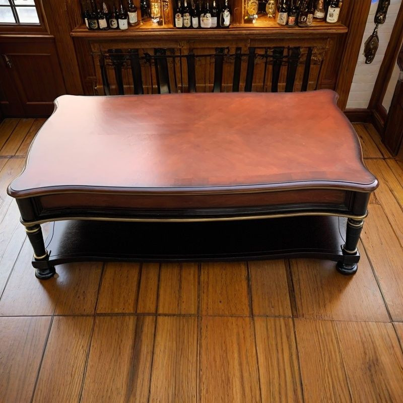 solid wood retro coffee table  - đánh giá và giá Coffee Tea Drawing