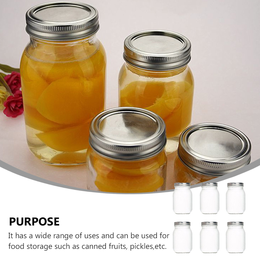 6Pcs Transparent Round Glass J - đánh giá và giá Coffee Tea Jars