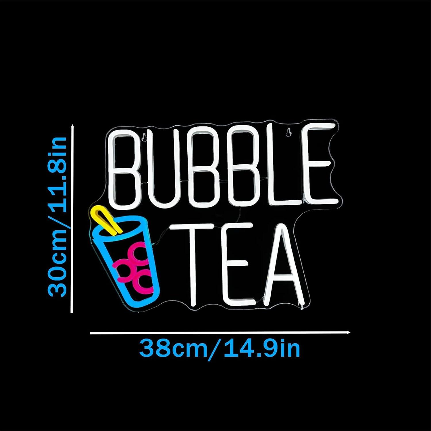 Bubble Tea Neon Sign Dimmable  - đánh giá và giá Coffee Tea Neon Sign
