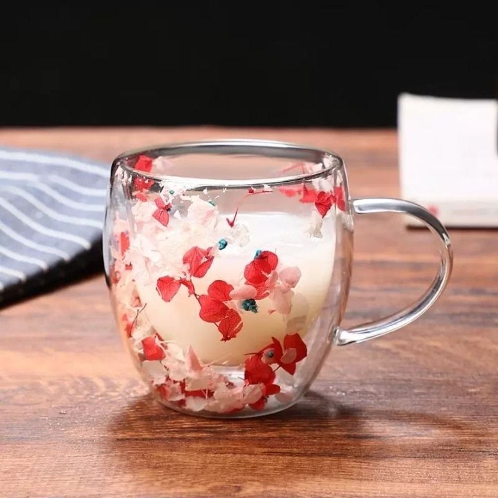 250ml Double-Wall Glass Mug wi - đánh giá và giá Coffee Or Tea Please
