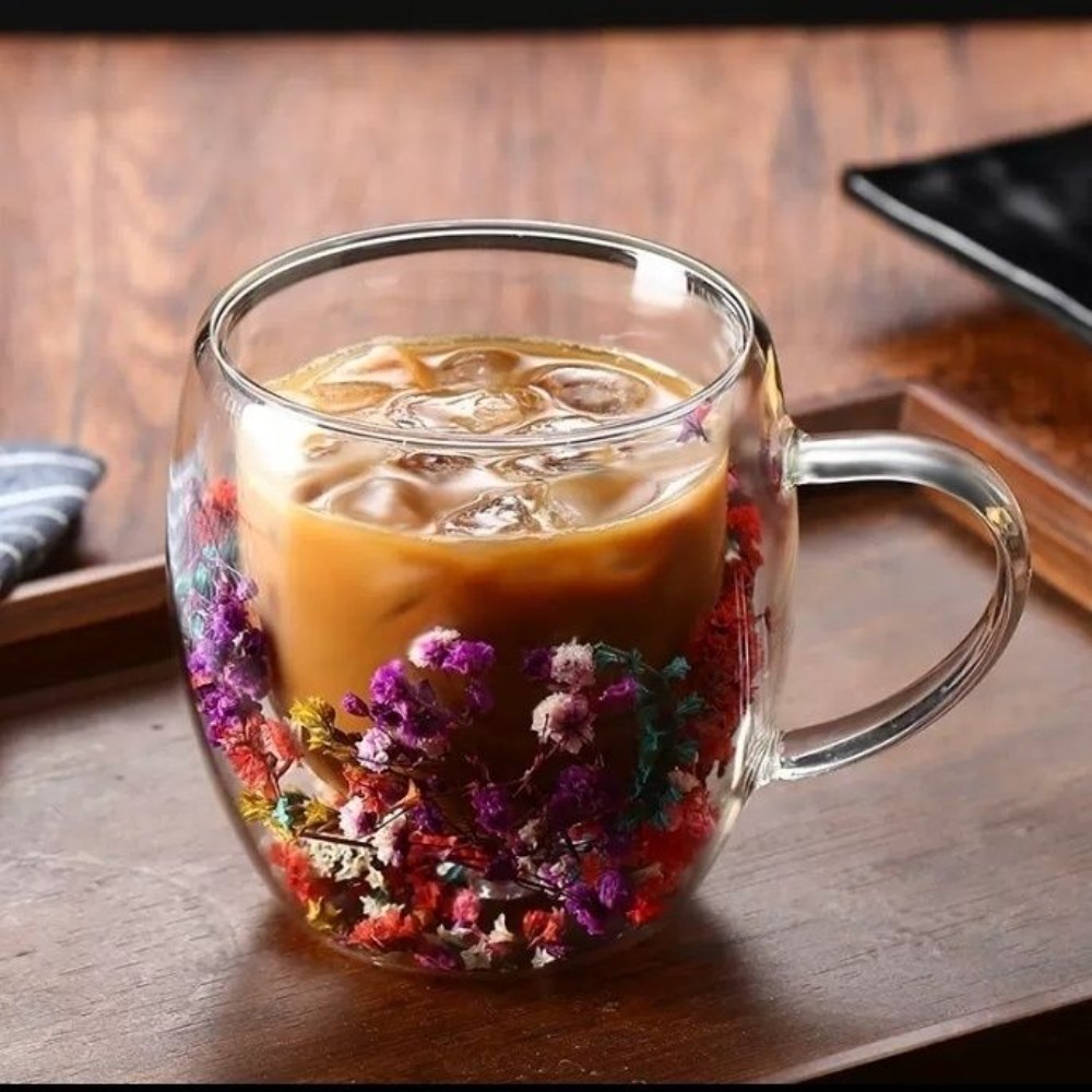 250ml Double-Wall Glass Mug wi - đánh giá và giá Coffee Or Tea Please