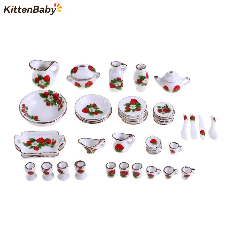 1 Bộ 1:12 Thu Nhỏ Nhà Búp Bê H - đánh giá và giá Coffee Tea House