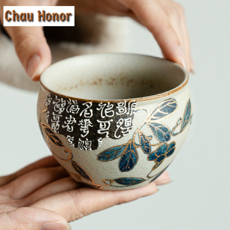 160ml Blue And White Flint Red - đánh giá và giá Coffee Tea Drawing