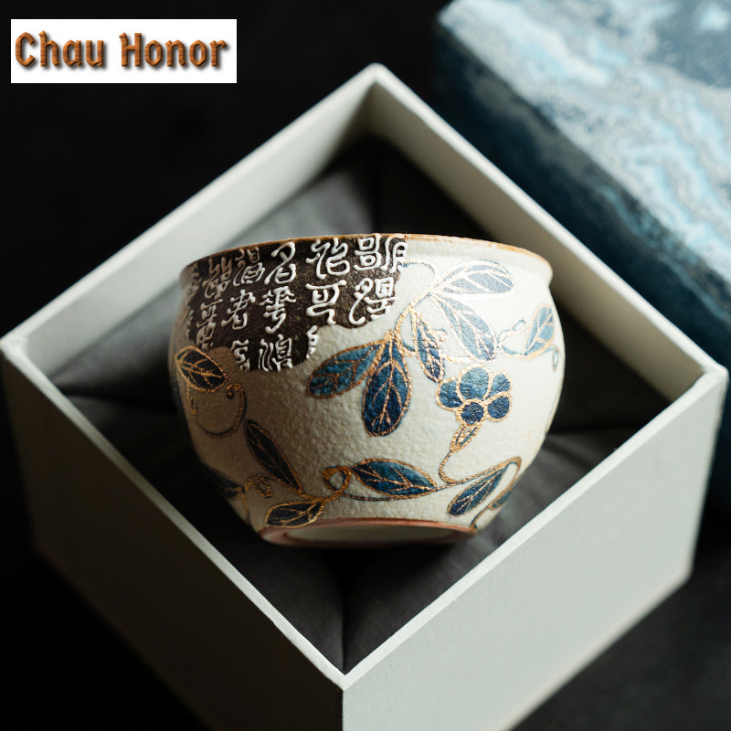 160ml Blue And White Flint Red - đánh giá và giá Coffee Tea Drawing