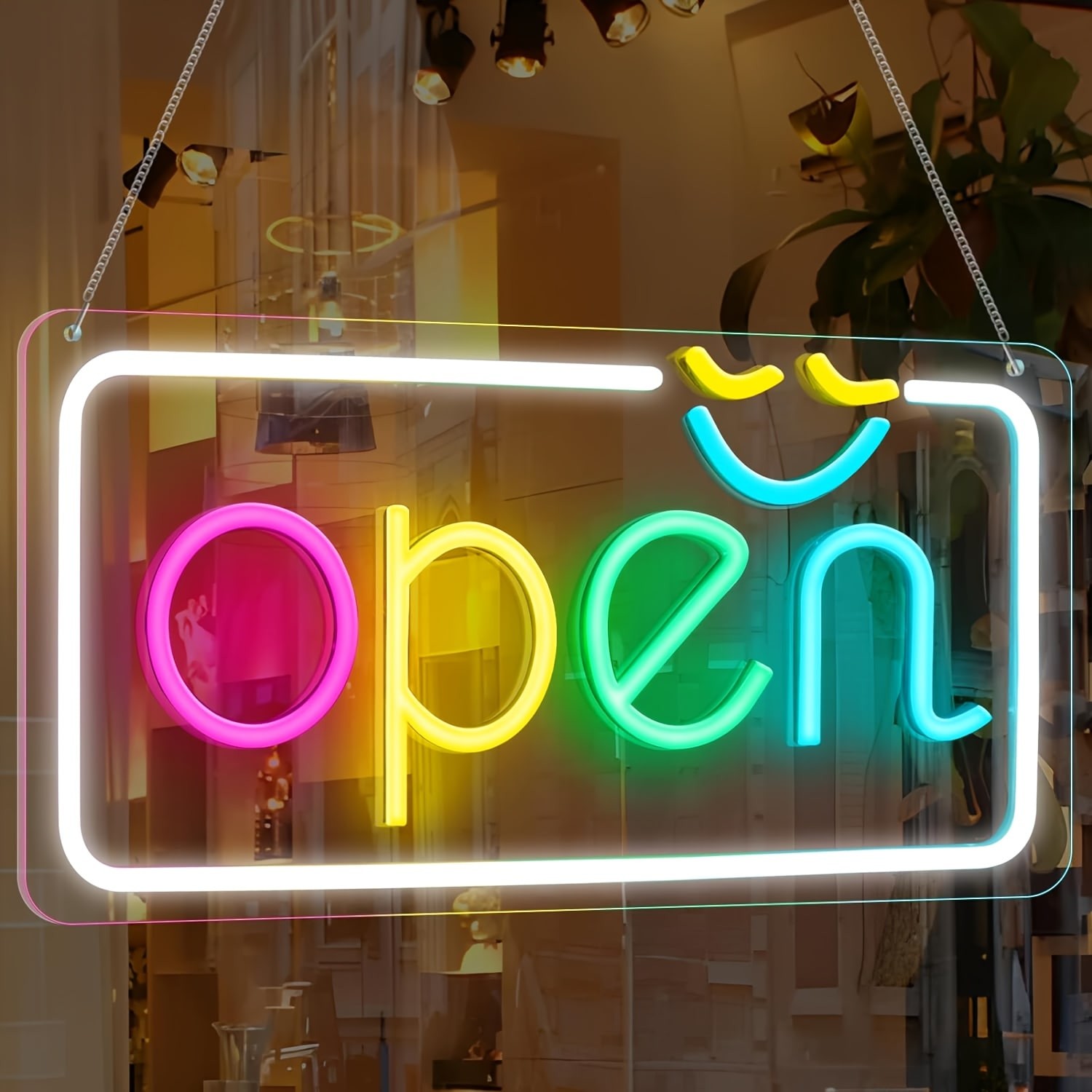 1Pc Led Neon Open Sign Bright  - đánh giá và giá Coffee Tea Neon Sign