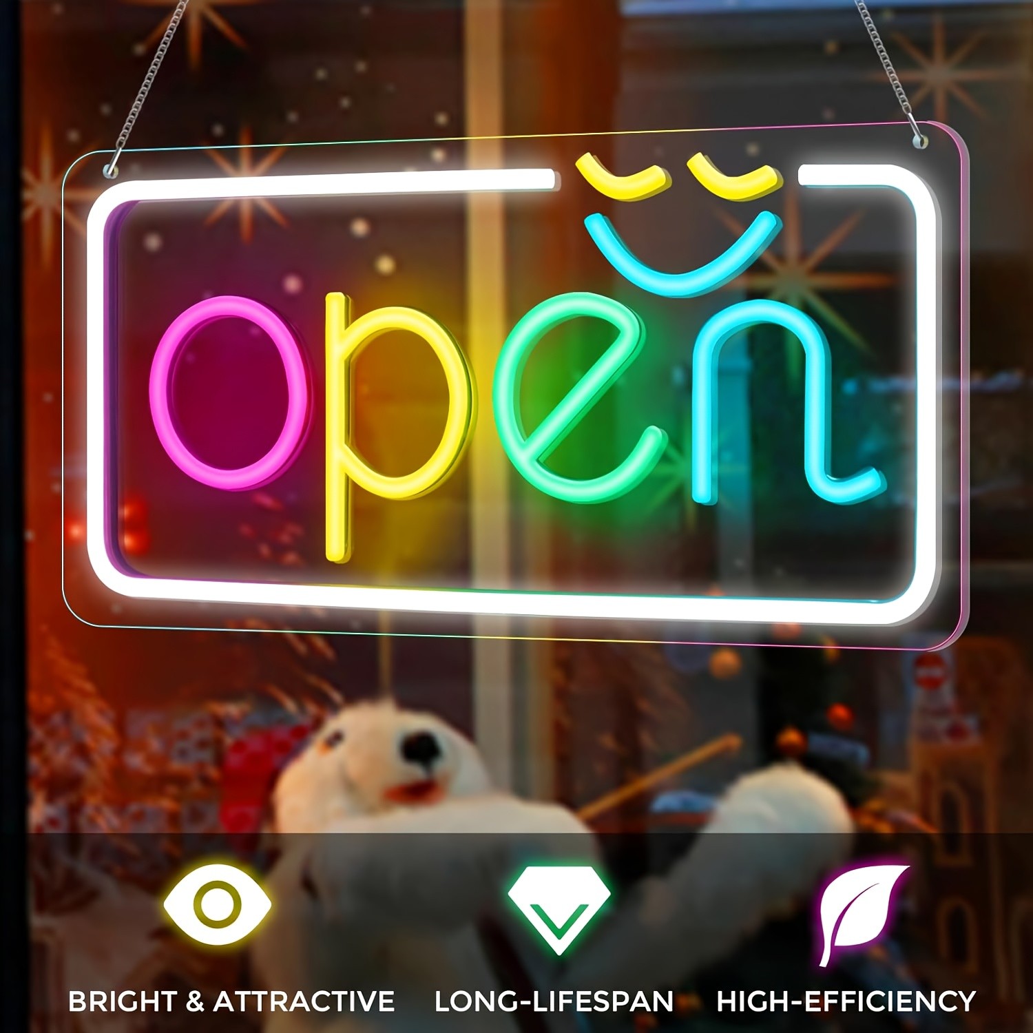 1Pc Led Neon Open Sign Bright  - đánh giá và giá Coffee Tea Neon Sign