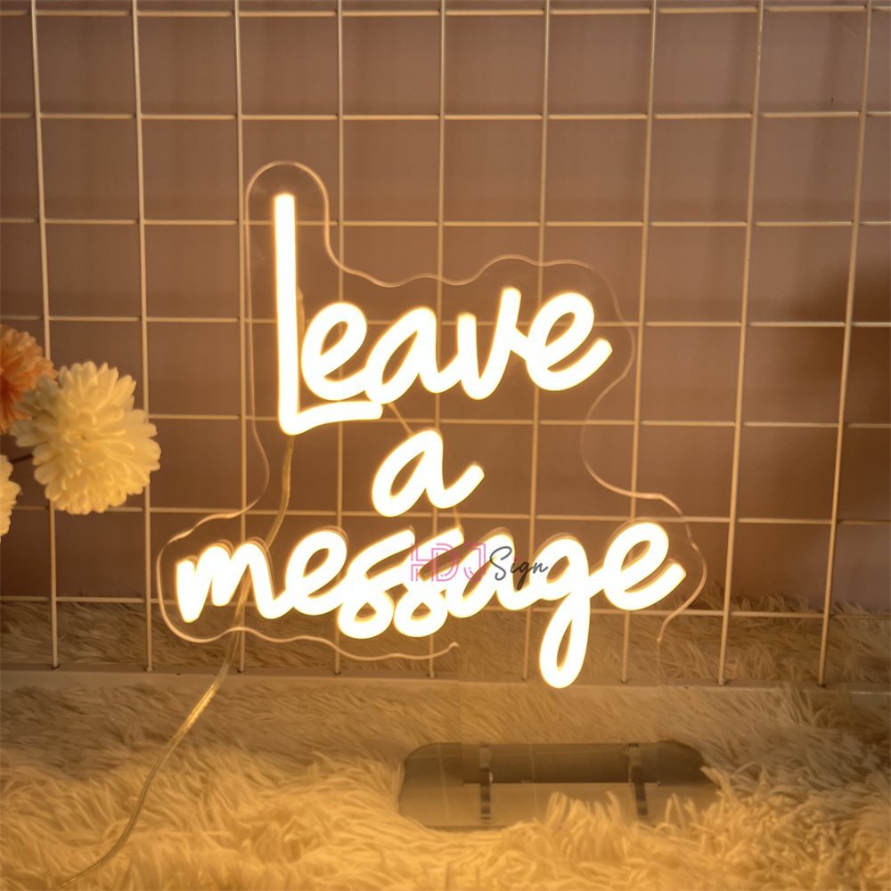 Leave A Message LED Neon Light - đánh giá và giá Coffee Tea Neon Sign