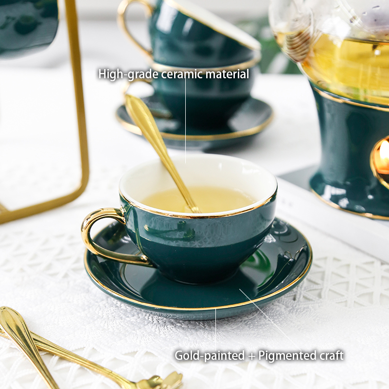 Bắc Âu Bộ Trà Gốm Sứ Thơm Trà  - đánh giá và giá Tea Coffee Pot Set