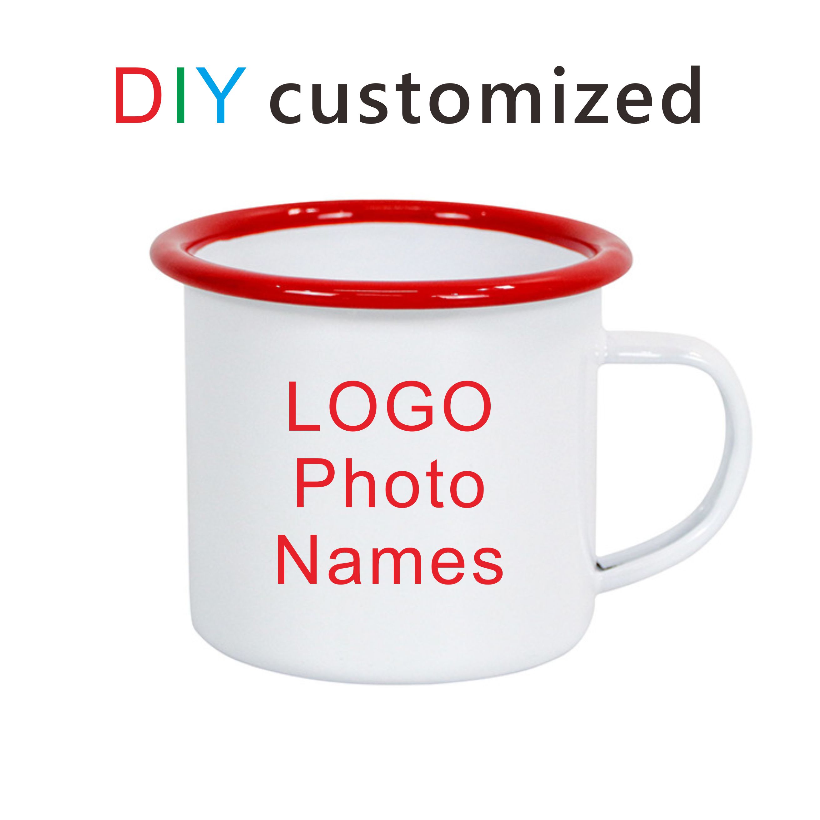 Customized Enamel Metal Mug 35 - đánh giá và giá Coffee Tea Photos