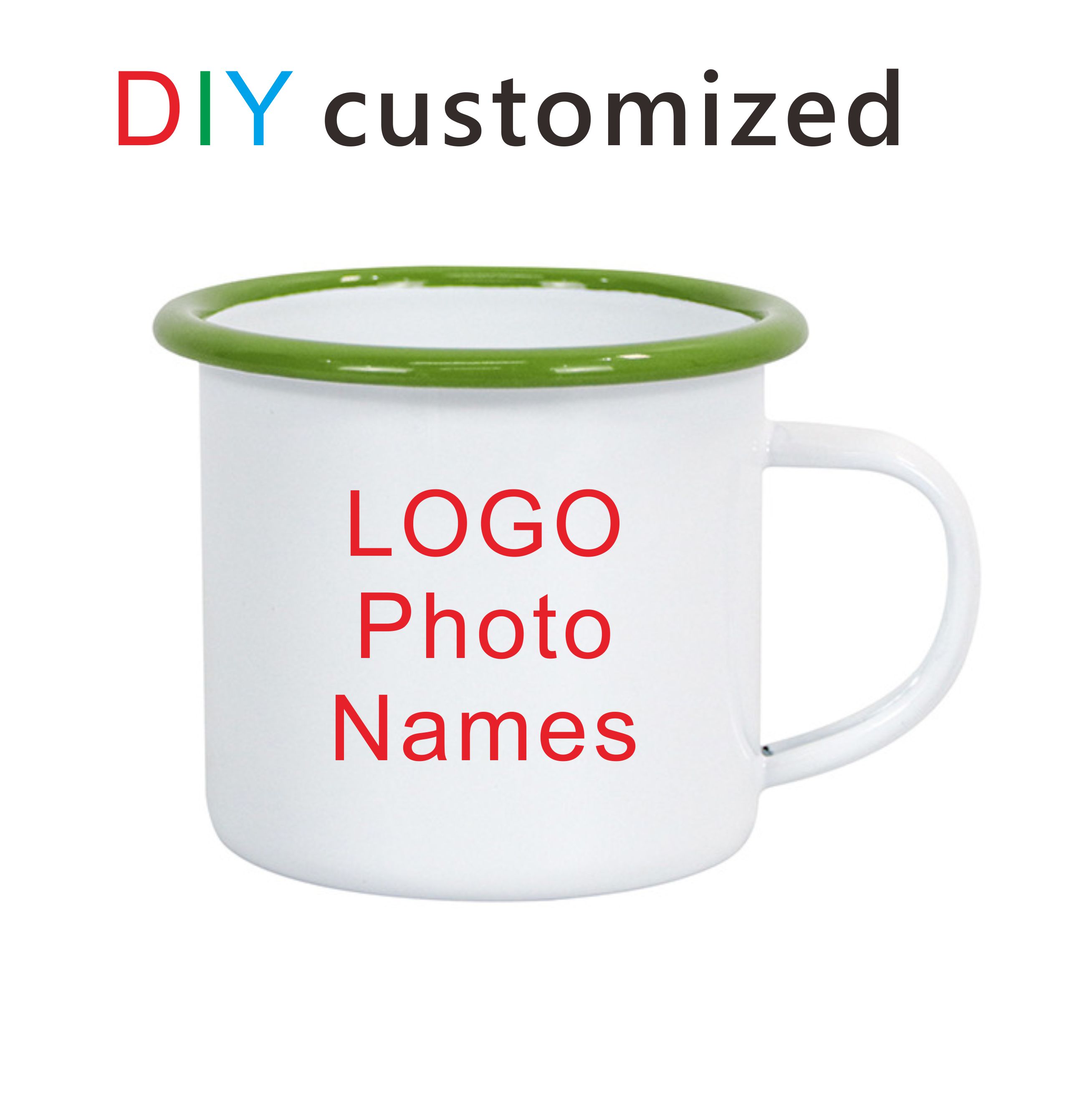 Customized Enamel Metal Mug 35 - đánh giá và giá Coffee Tea Photos