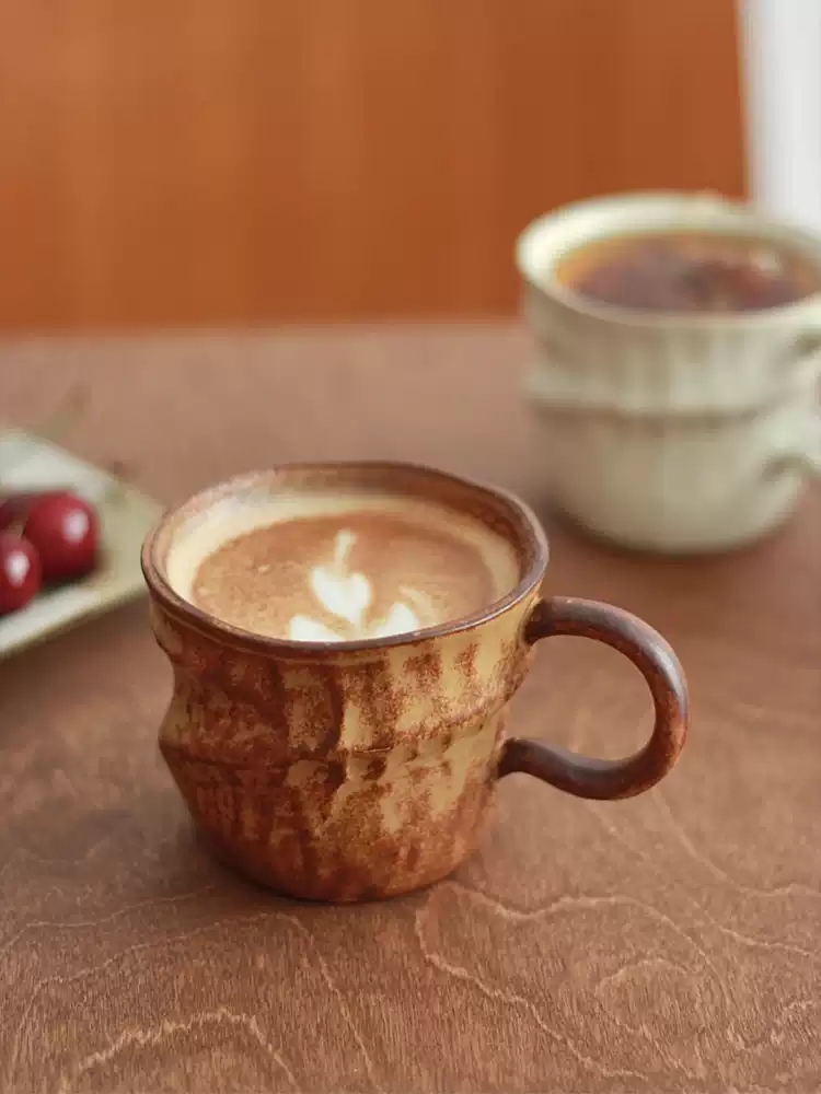 Vintage Handmade Irregular Cer - đánh giá và giá Morning Tea Coffee