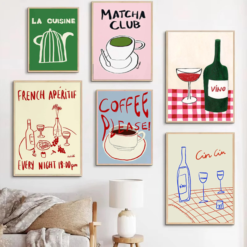 1PC frameless decorative art p - đánh giá và giá Coffee Tea Drawing