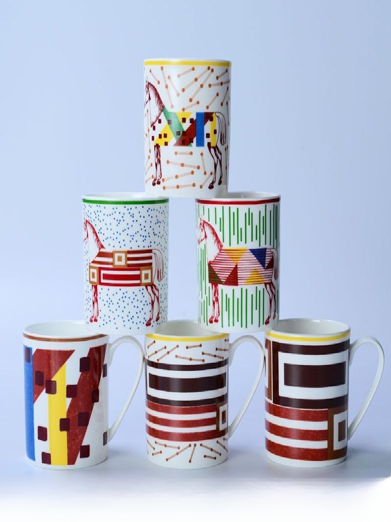 Creative Printed Eastern Bone  - đánh giá và giá Morning Tea Coffee