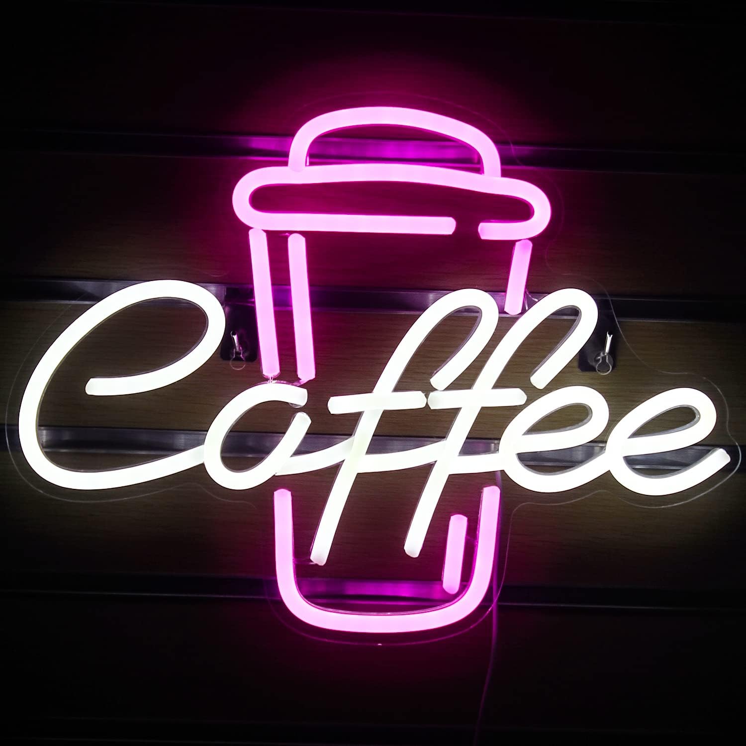 Coffee Cup Pink White Neon Sig - đánh giá và giá Coffee Tea Neon Sign
