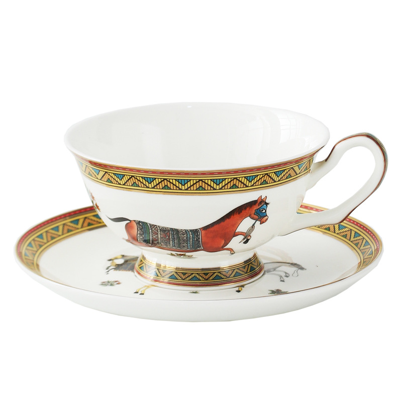 Porcelain Tea Cup and Saucer S - đánh giá và giá Coffee Tea Gift Set